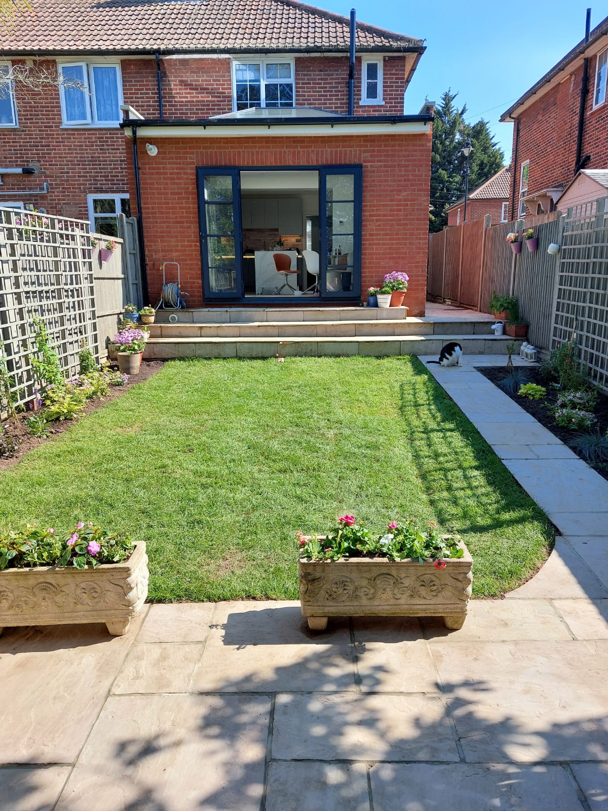 Completed garden